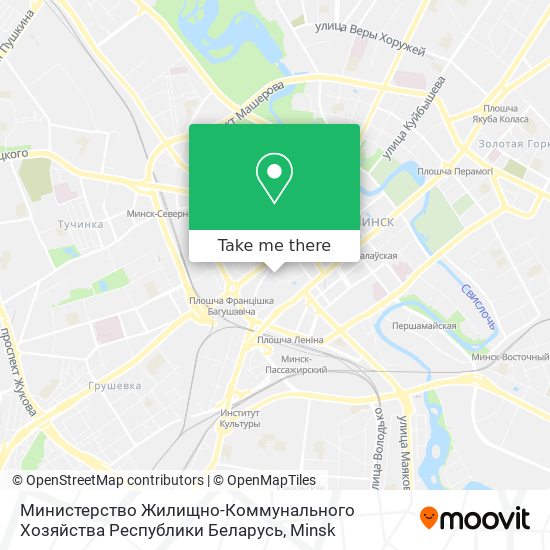 Министерство Жилищно-Коммунального Хозяйства Республики Беларусь map