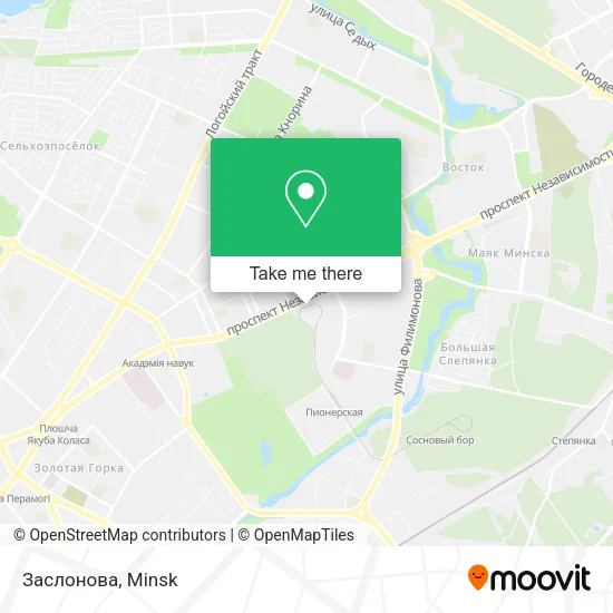 Заслонова map
