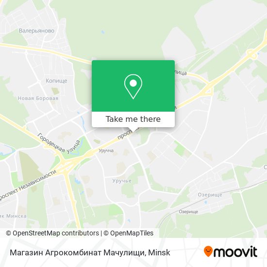 Магазин Агрокомбинат Мачулищи map