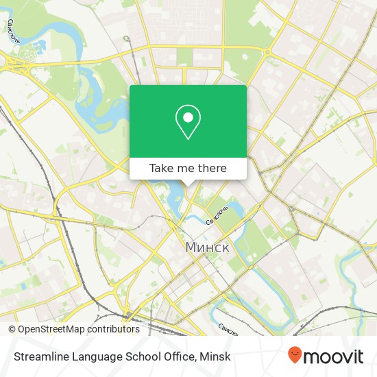 Streamline Language School Office map