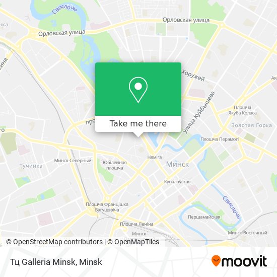 Тц Galleria Minsk map