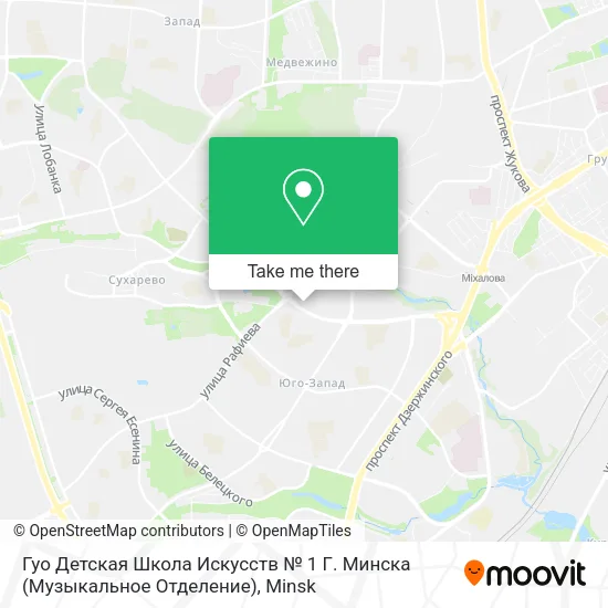 Гуо Детская Школа Искусств № 1 Г. Минска (Музыкальное Отделение) map