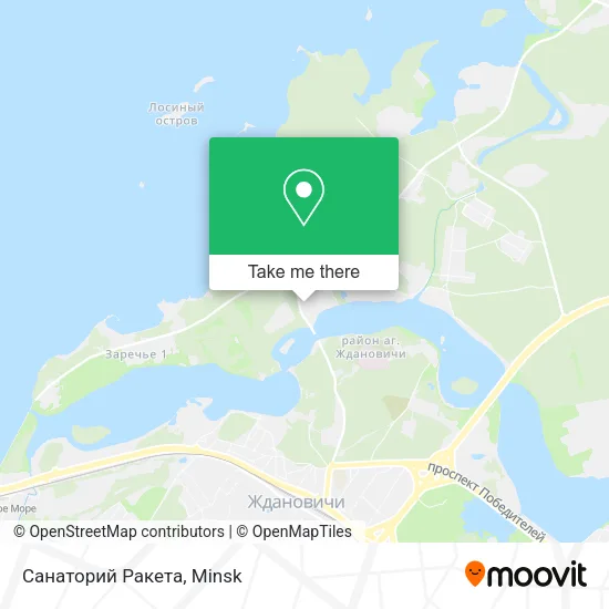 Санаторий Ракета map