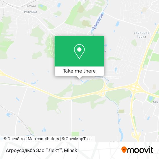 Агроусадьба Зао ""Лект"" map