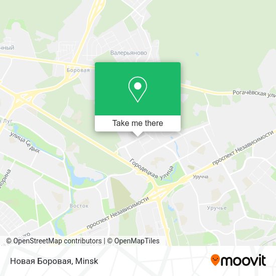 Новая Боровая map