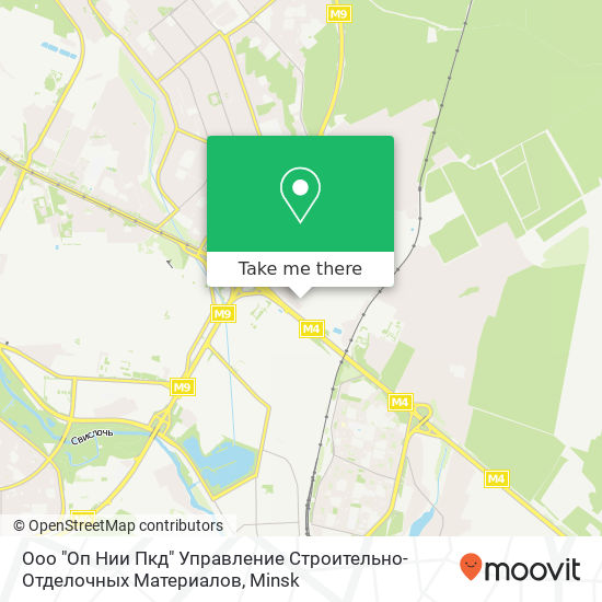 Ооо "Оп Нии Пкд" Управление Строительно-Отделочных Материалов map