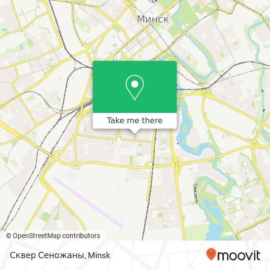 Сквер Сеножаны map