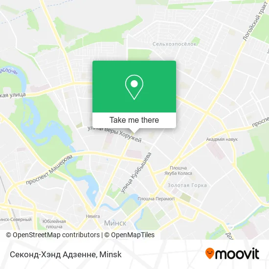 Секонд-Хэнд Адзенне map