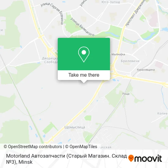 Motorland Автозапчасти (Старый Магазин. Склад №3) map