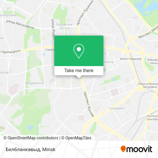 Белбланкавыд map