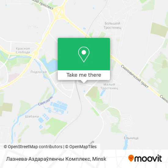 Лазнева-Аздараўленчы Комплекс map