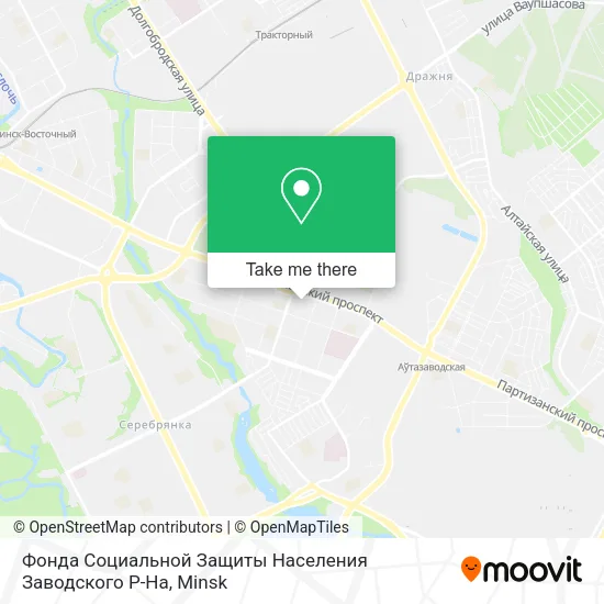 Фонда Социальной Защиты Населения Заводского Р-На map