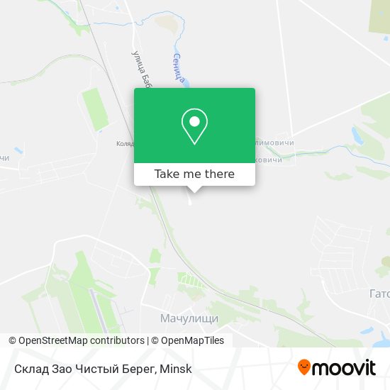 Склад Зао Чистый Берег map