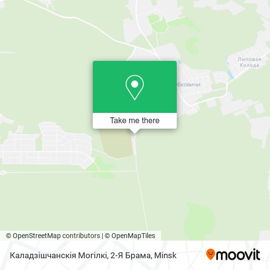 Каладзішчанскія Могілкі, 2-Я Брама map