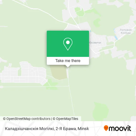 Каладзішчанскія Могілкі, 2-Я Брама map