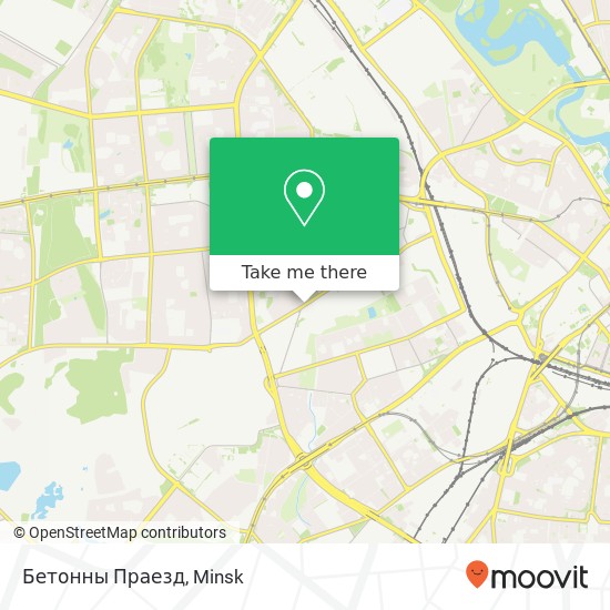 Бетонны Праезд map