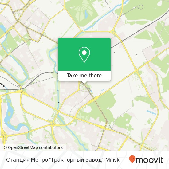 Станция Метро "Тракторный Завод" map