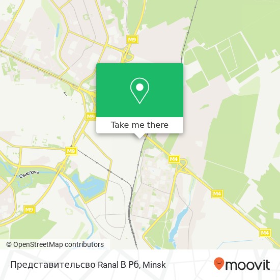 Представительсво Ranal В Рб map