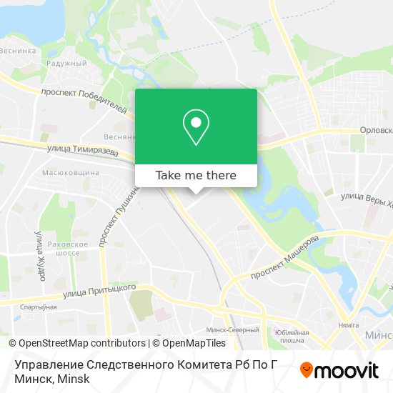 Управление Следственного Комитета Рб По Г Минск map