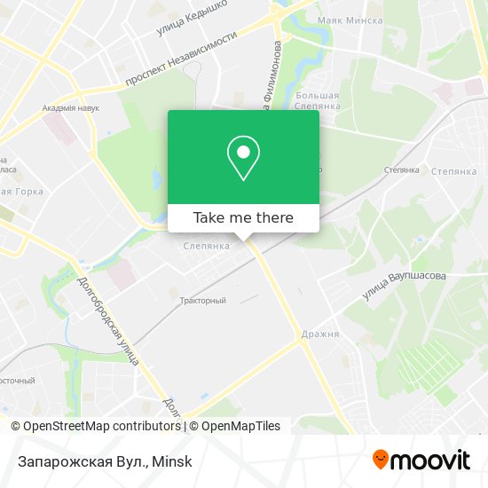 Запарожская Вул. map