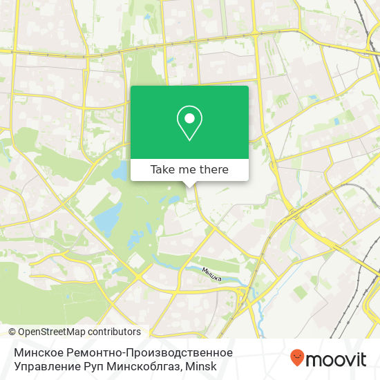 Минское Ремонтно-Производственное Управление Руп Минскоблгаз map