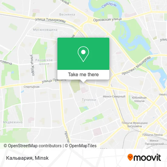 Кальвария map