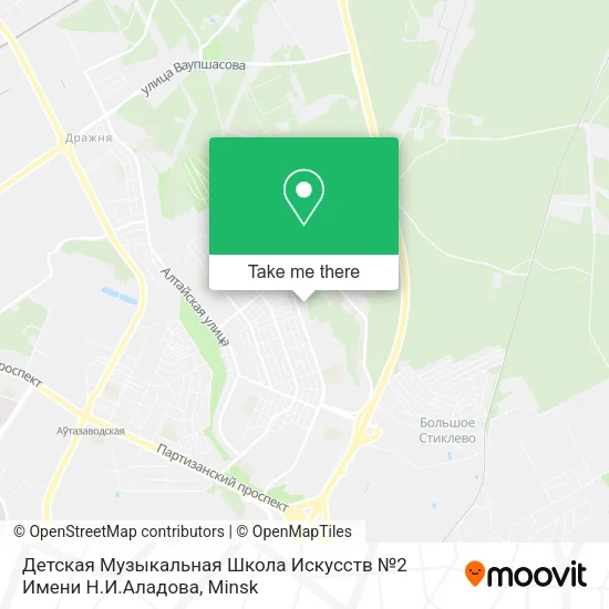 Детская Музыкальная Школа Искусств №2 Имени Н.И.Аладова map