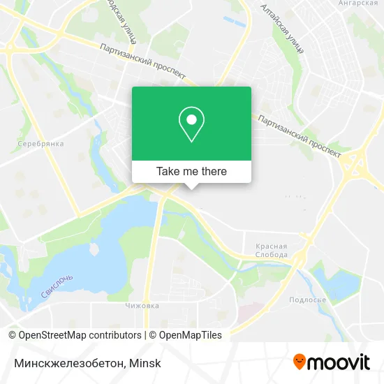 Минскжелезобетон map