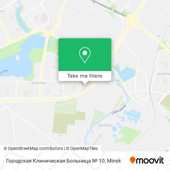 Городская Клиническая Больница № 10 map