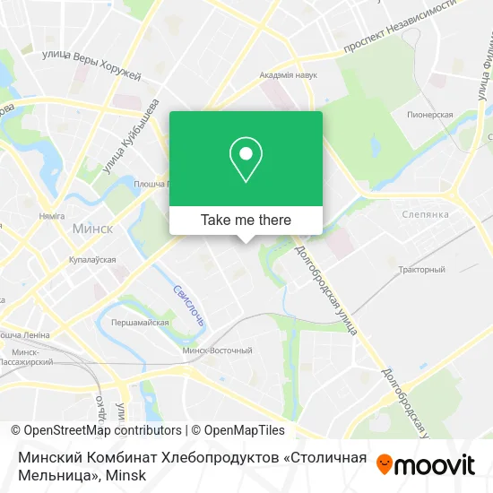 Минский Комбинат Хлебопродуктов «Столичная Мельница» map