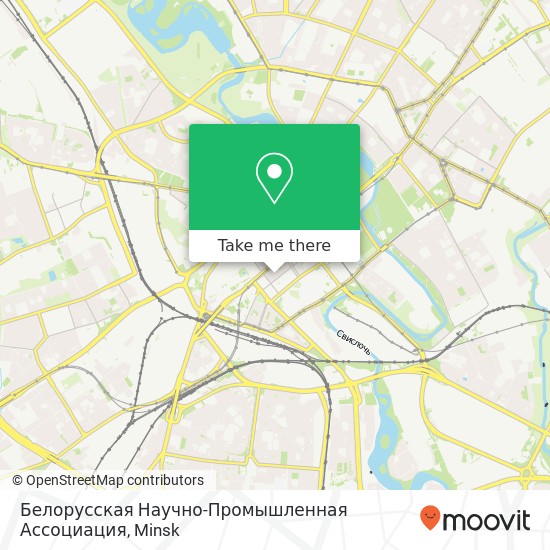 Белорусская Научно-Промышленная Ассоциация map