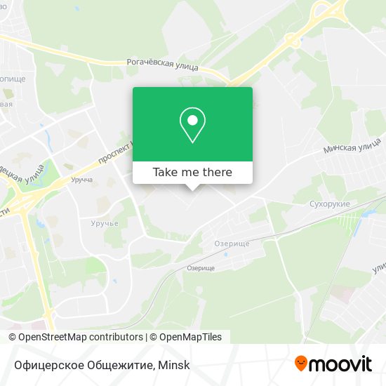 Офицерское Общежитие map