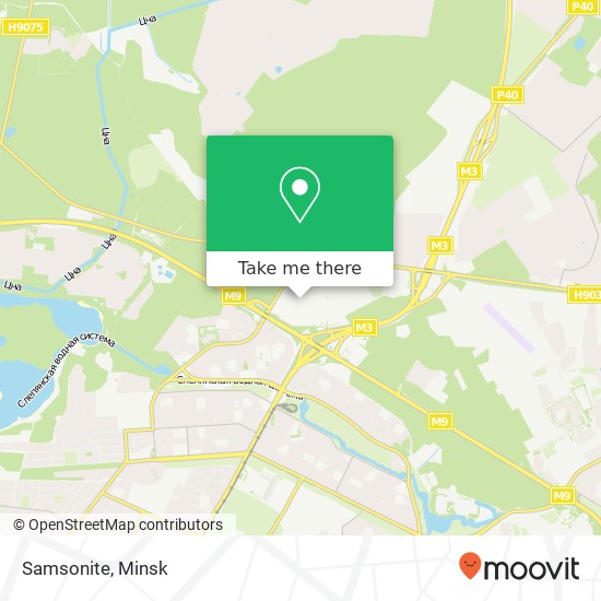 Samsonite map