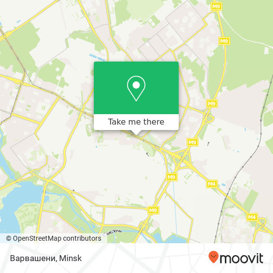 Варвашени map