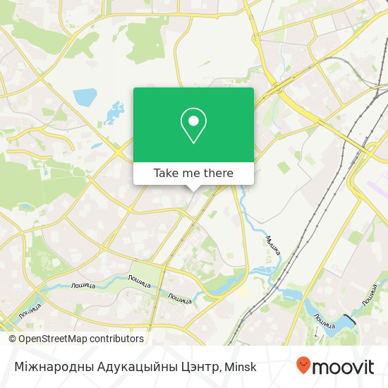 Міжнародны Адукацыйны Цэнтр map