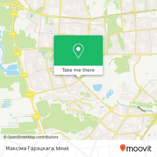 Максіма Гарэцкага map