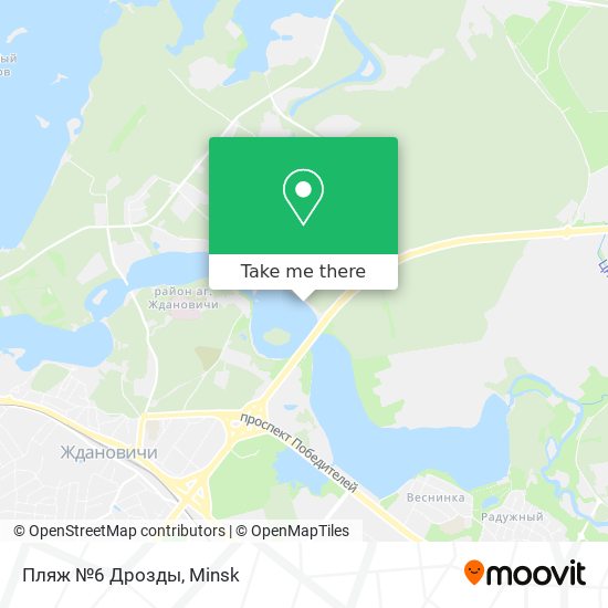 Пляж №6 Дрозды map