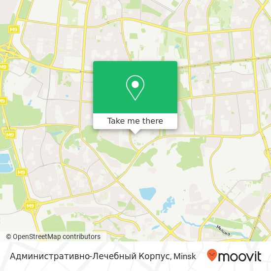 Административно-Лечебный Корпус map