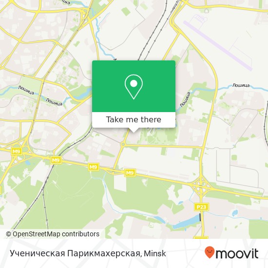 Ученическая Парикмахерская map