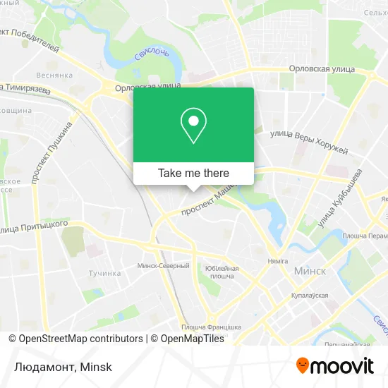 Людамонт map