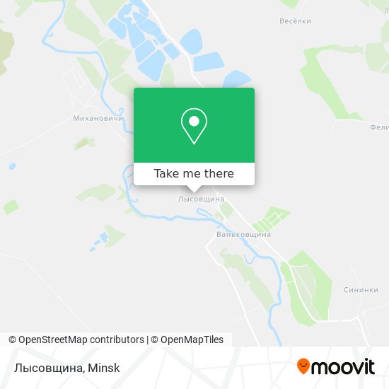 Лысовщина map