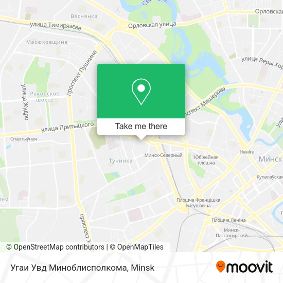 Угаи Увд Миноблисполкома map