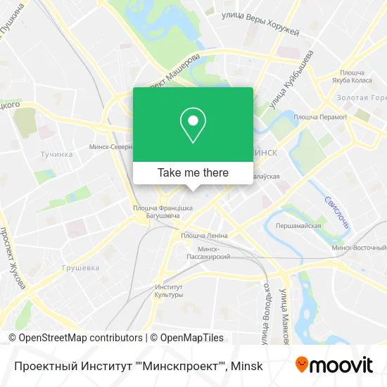 Проектный Институт ""Минскпроект"" map