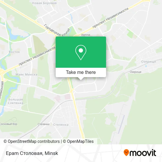 Epam Столовая map
