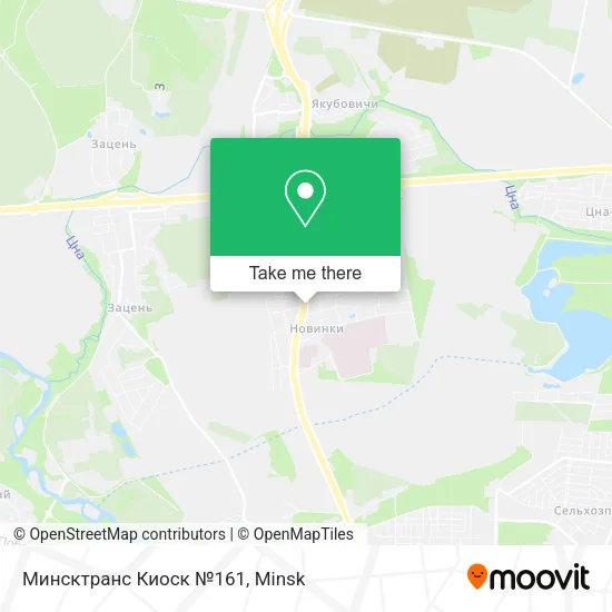 Минсктранс Киоск №161 map