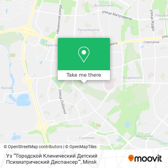 Уз ""Городской Клинический Детский Психиатрический Диспансер"" map