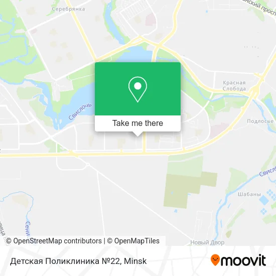 Детская Поликлиника №22 map