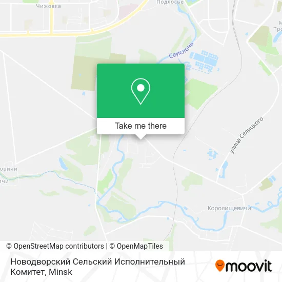Новодворский Сельский Исполнительный Комитет map
