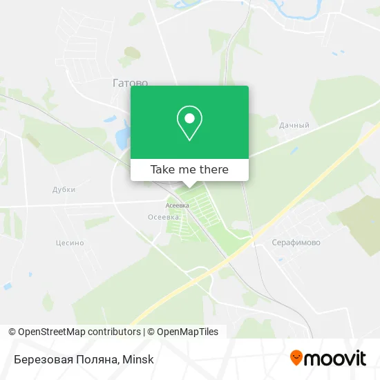 Березовая Поляна map