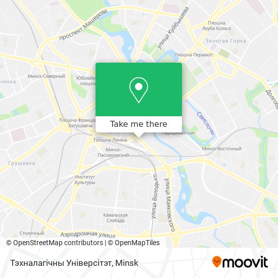 Тэхналагічны Універсітэт map